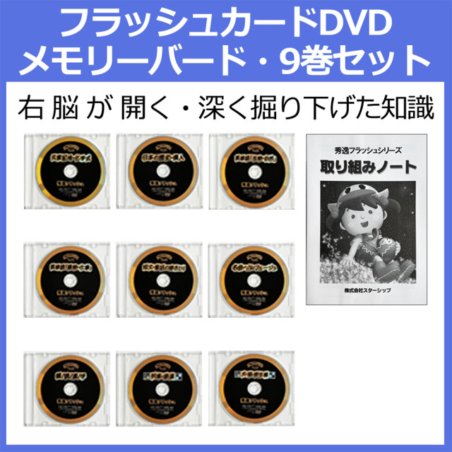 DVD/ブルーレイ秀逸フラッシュ　フラッシュカードDVD ティンカーベル9巻セット